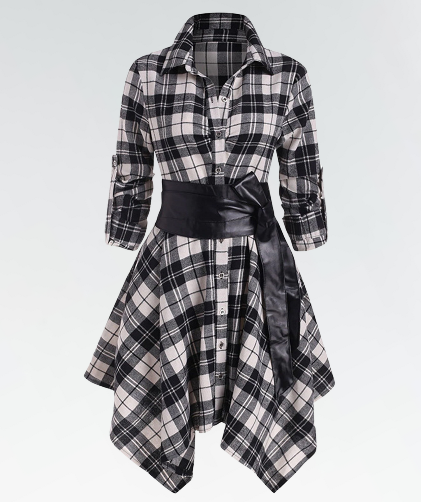 Women's Stylish Gingham Summer Dress