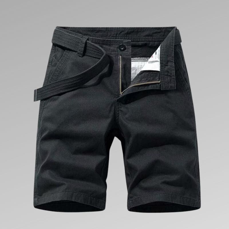 Men’s Cargo Shorts – Relaxed Fit – Breathable Blend – Knee Length – Utility Pockets