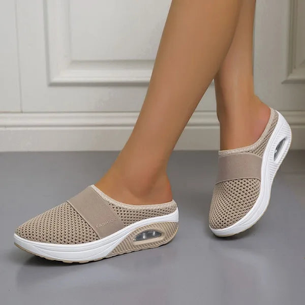 Women’s Orthopedic Wedge Sandals – Slip-On – Cushioned Air Sole