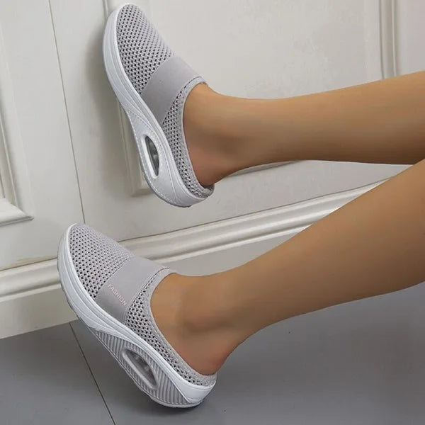 Women’s Orthopedic Wedge Sandals – Slip-On – Cushioned Air Sole