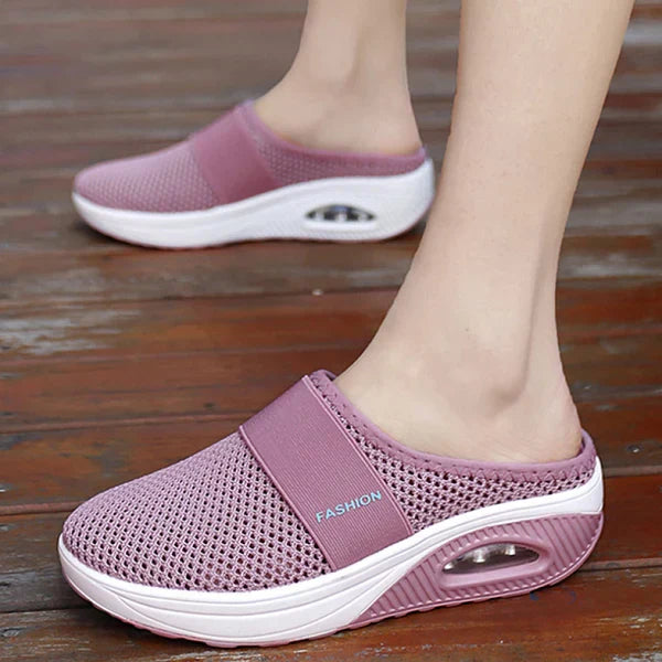 Women’s Orthopedic Wedge Sandals – Slip-On – Cushioned Air Sole