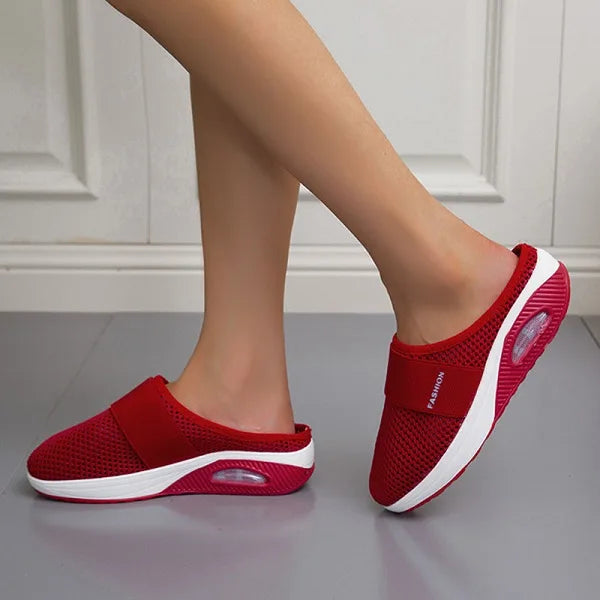 Women’s Orthopedic Wedge Sandals – Slip-On – Cushioned Air Sole