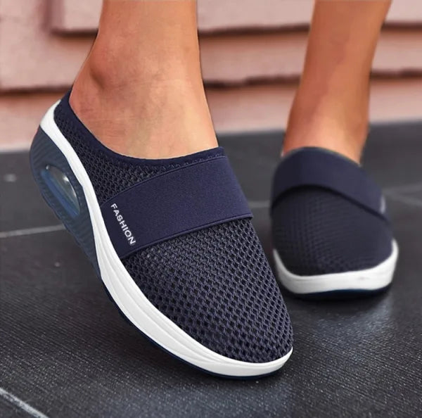 Women’s Orthopedic Wedge Sandals – Slip-On – Cushioned Air Sole