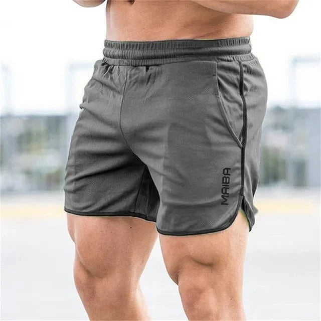 Men’s Swim Trunks – Slim Fit – Quick Dry Stretch – Mid-Thigh – Elastic Waistband