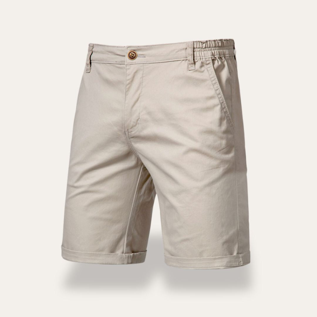Men’s Casual Shorts – Classic Fit – Mid-Length – Breathable Natural Fibers – Everyday Wear