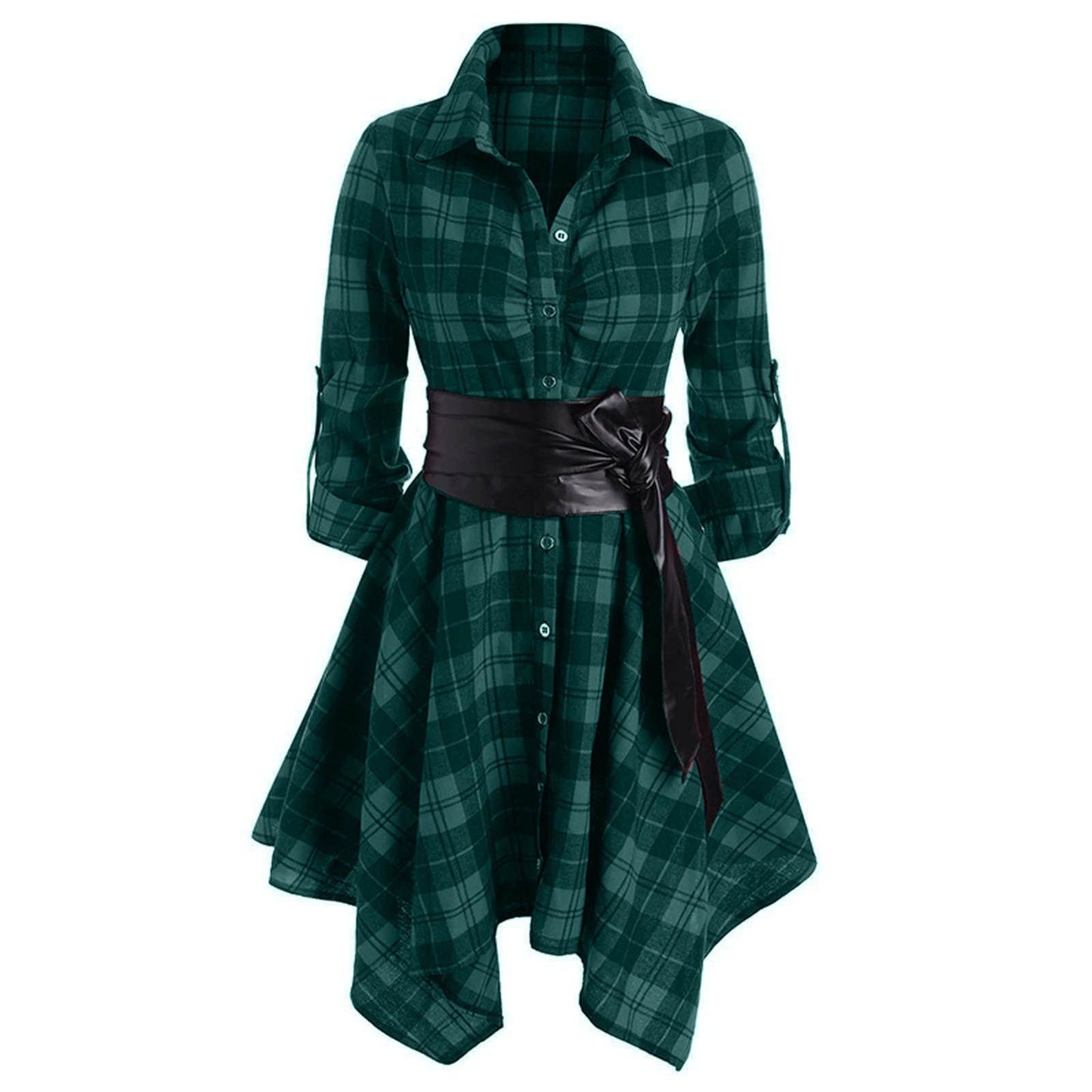 Women's Stylish Gingham Summer Dress