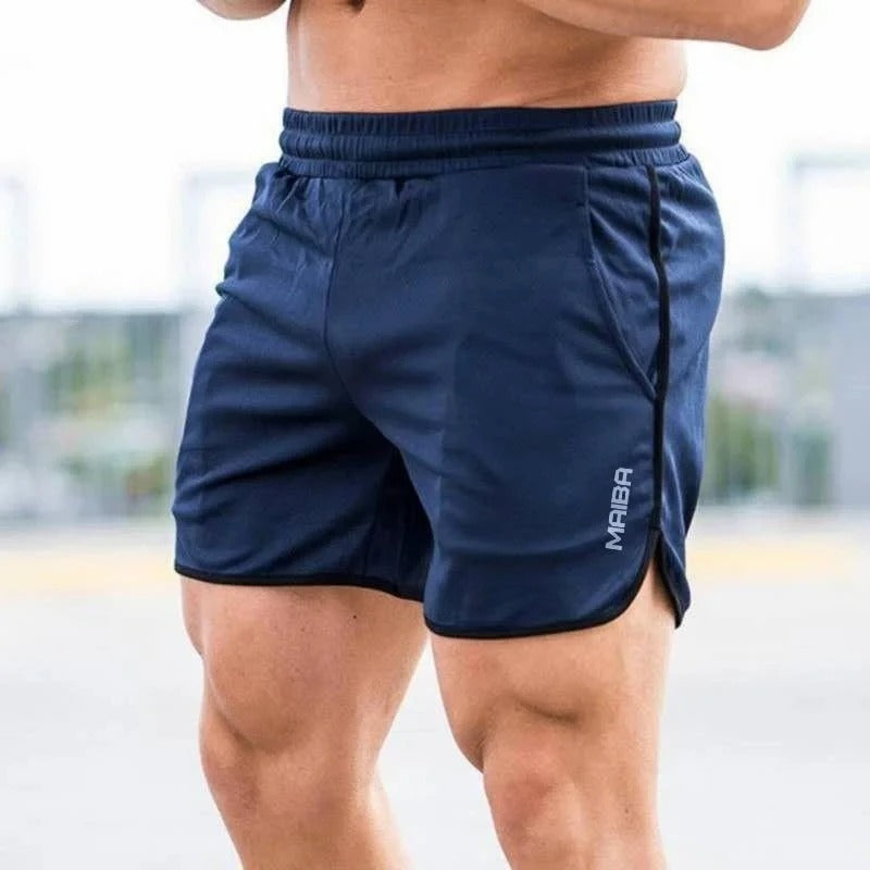 Men’s Swim Trunks – Slim Fit – Quick Dry Stretch – Mid-Thigh – Elastic Waistband