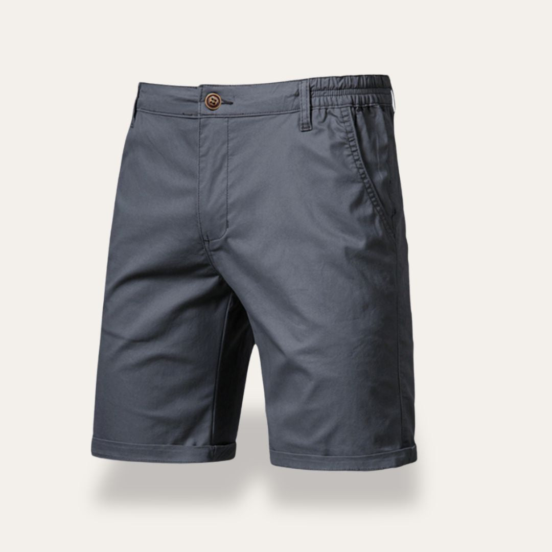 Men’s Casual Shorts – Classic Fit – Mid-Length – Breathable Natural Fibers – Everyday Wear