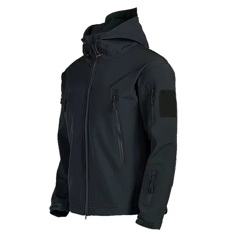 Men’s Tactical Jacket – Waterproof – Windproof – Hooded – Multi-Pocket – Reinforced Seams