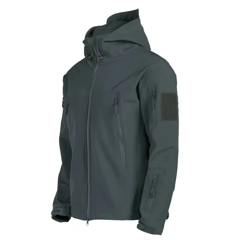 Men’s Tactical Jacket – Waterproof – Windproof – Hooded – Multi-Pocket – Reinforced Seams
