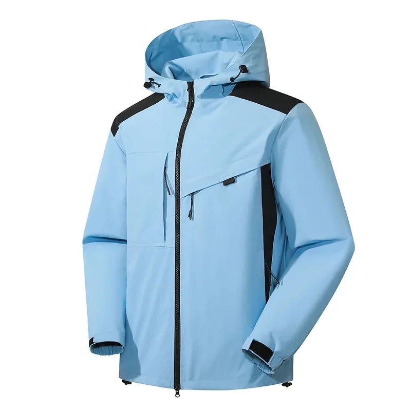 Men’s Jacket – Weather-Resistant – Relaxed Fit – Hooded – Zip Pockets – Hip Length