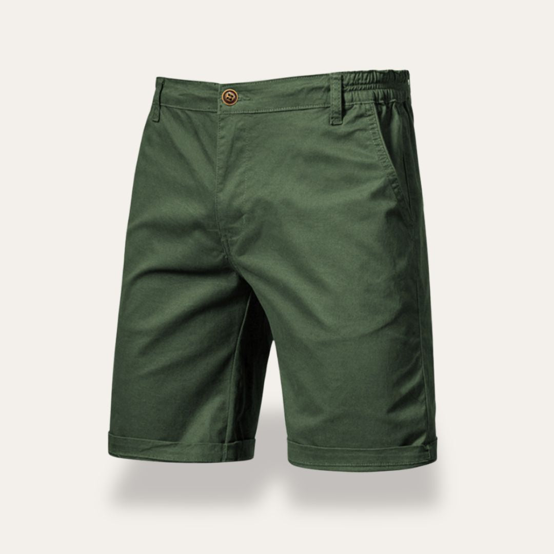 Men’s Casual Shorts – Classic Fit – Mid-Length – Breathable Natural Fibers – Everyday Wear