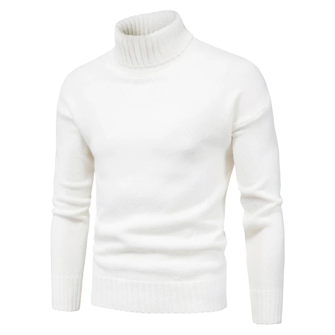 Men's high neck knitted sweater
