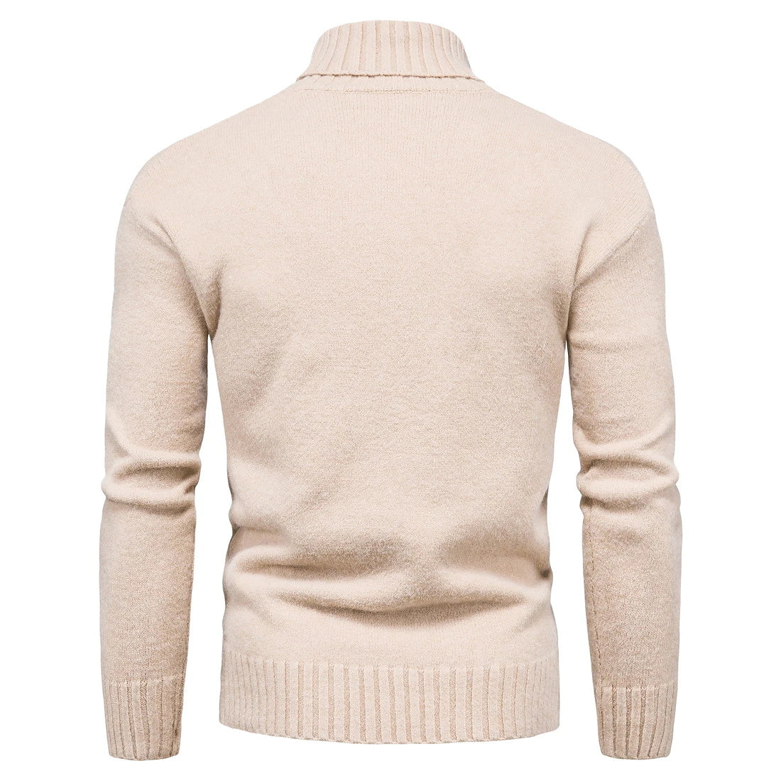 Men's high neck knitted sweater