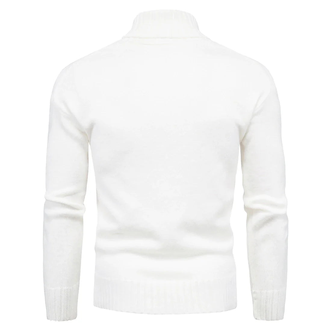 Men's high neck knitted sweater