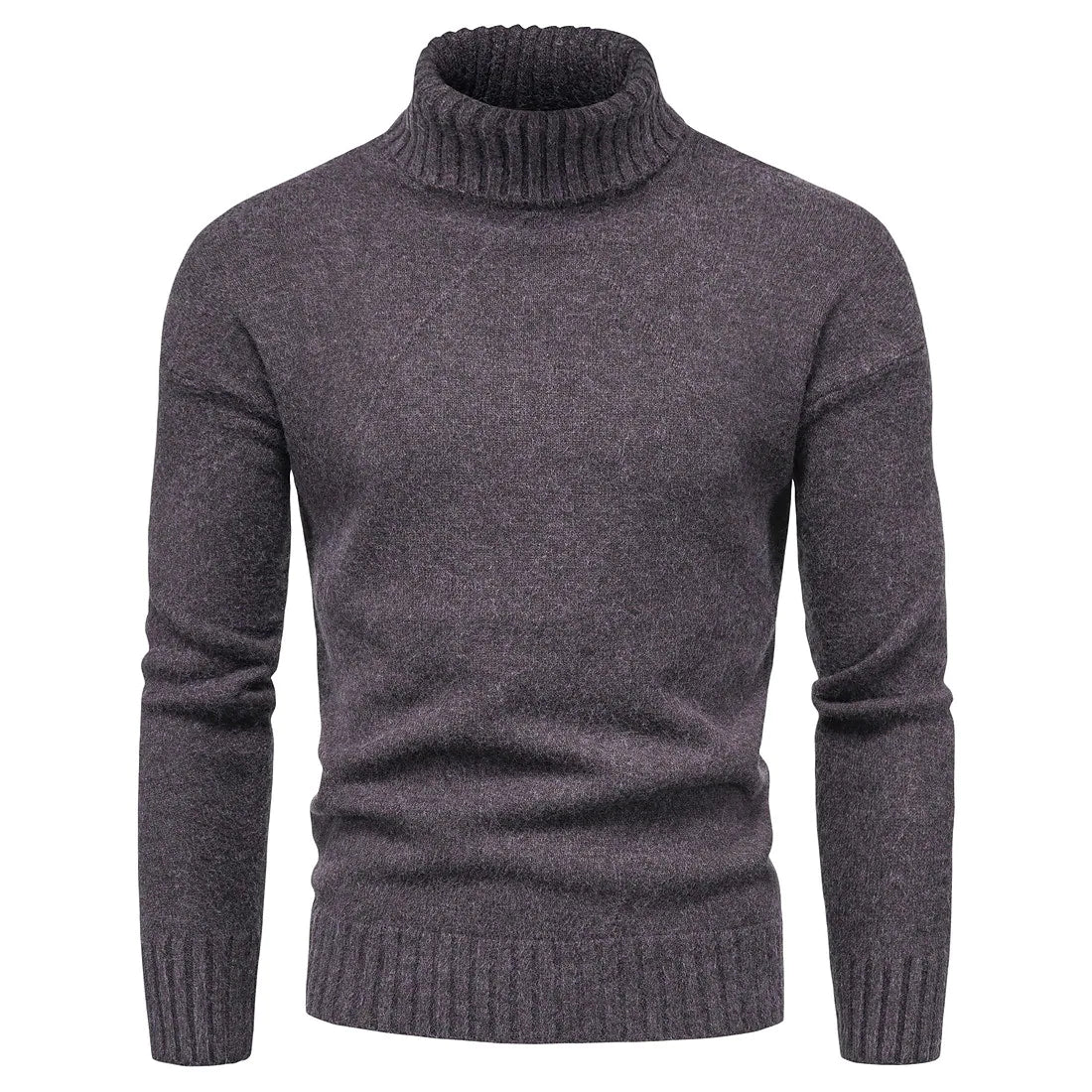 Men's high neck knitted sweater