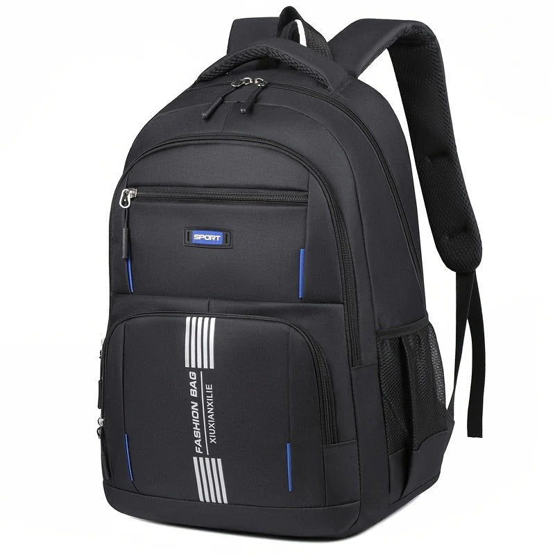 Men’s Backpack – Structured Fit – Laptop Compartment – Water-Resistant – Multi-Pocket