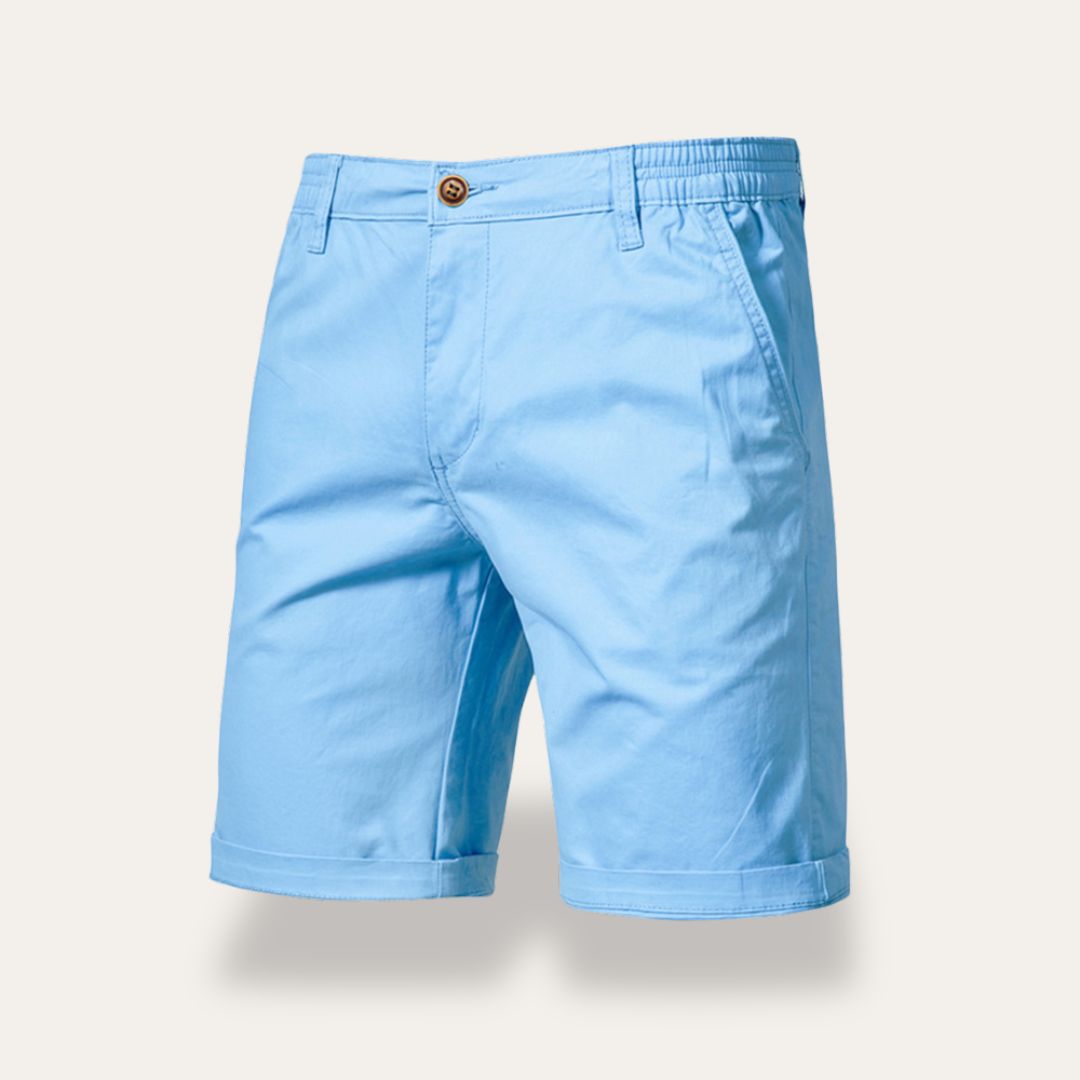 Men’s Casual Shorts – Classic Fit – Mid-Length – Breathable Natural Fibers – Everyday Wear