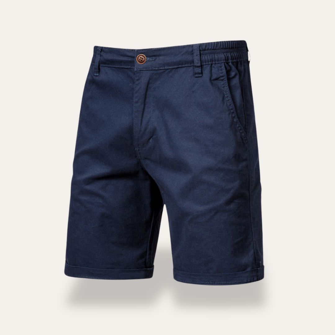 Men’s Casual Shorts – Classic Fit – Mid-Length – Breathable Natural Fibers – Everyday Wear