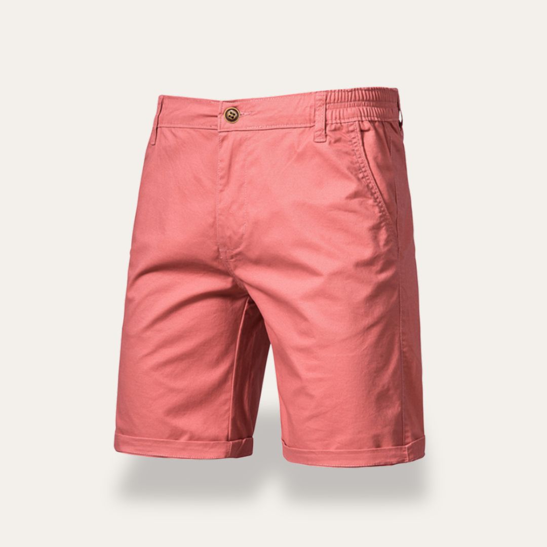 Men’s Casual Shorts – Classic Fit – Mid-Length – Breathable Natural Fibers – Everyday Wear