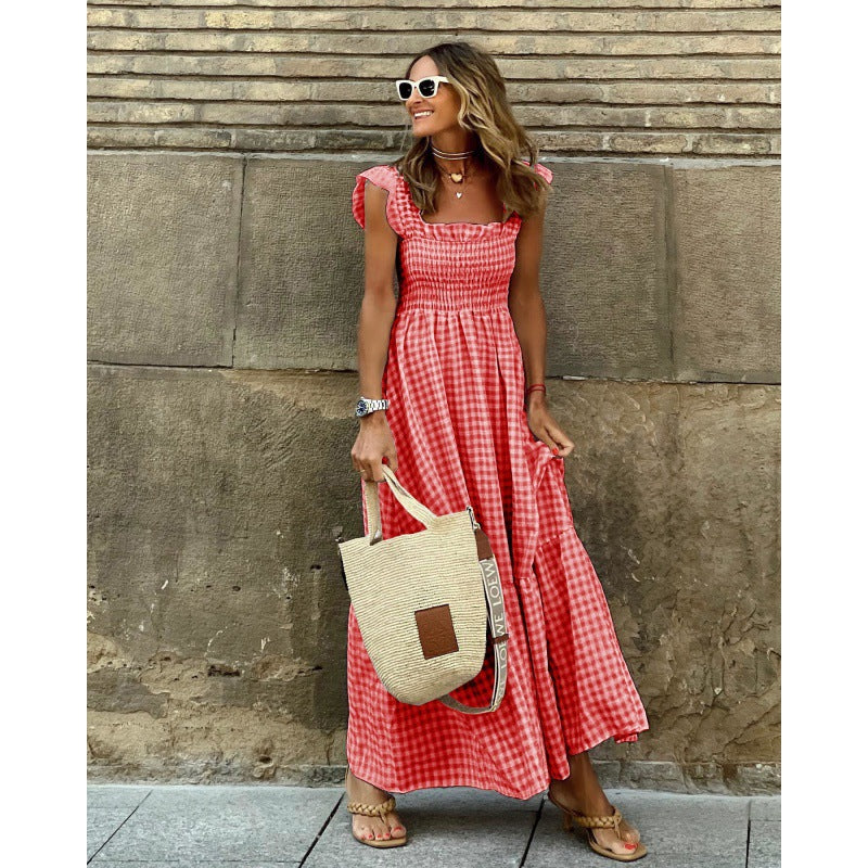 Loose Casual Printed Dresses for Women