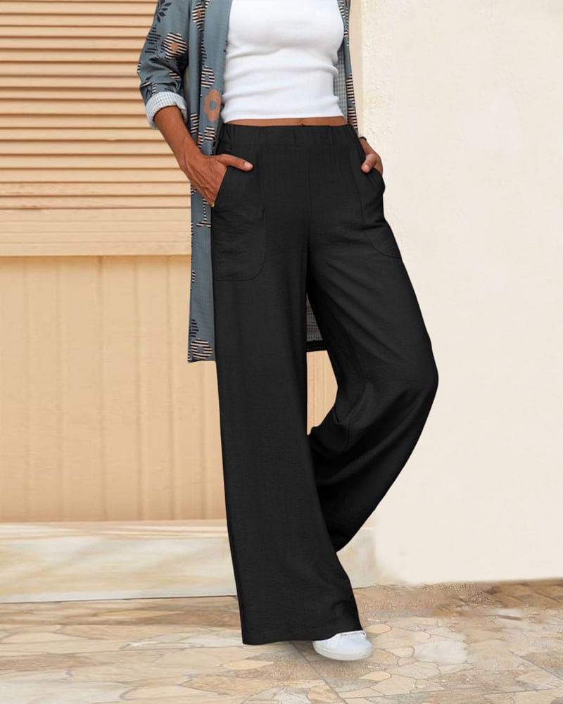 Women's soft casual wide leg pants