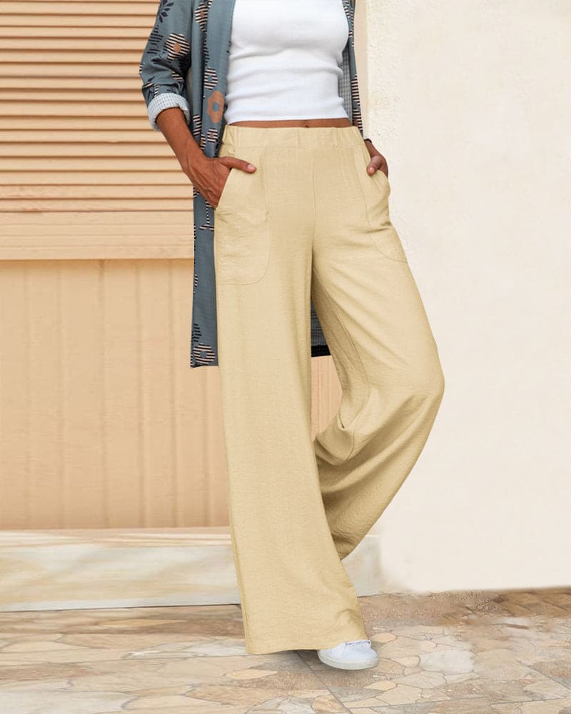 Women's soft casual wide leg pants