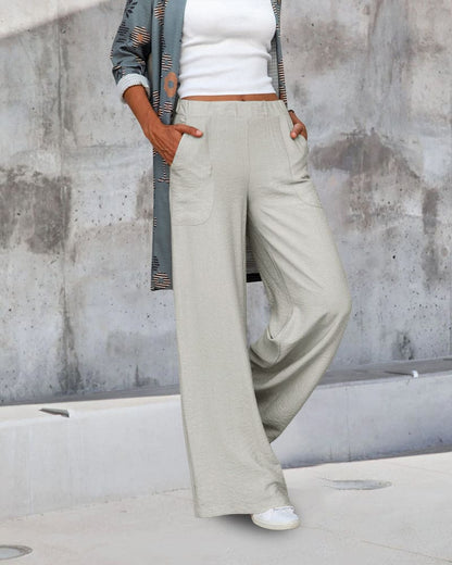 Women's soft casual wide leg pants