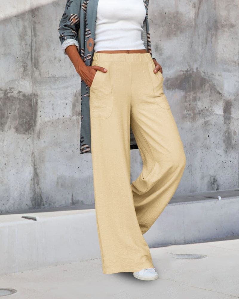 Women's soft casual wide leg pants