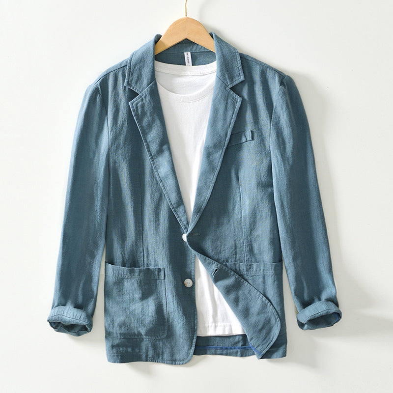 Men's Sustainable Jacket - Lightweight All-Season Casual Blazer