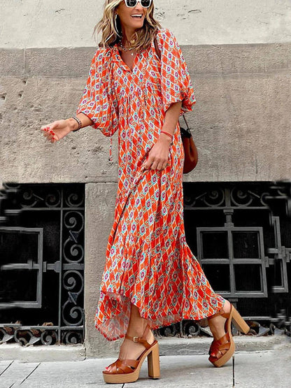 Printed Maxi Dress for Women