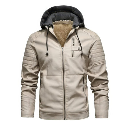 Men's casual hooded coat