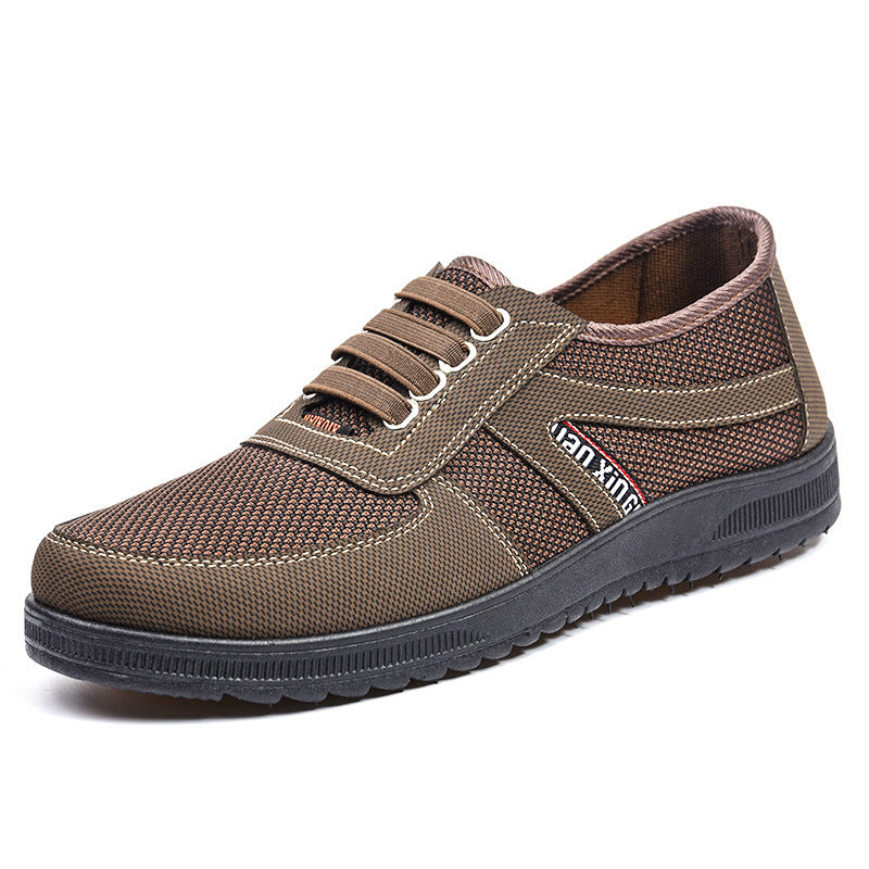 Men’s Slip-On Shoes – Canvas and Synthetic – Low-Top – Lightweight Casual Fit