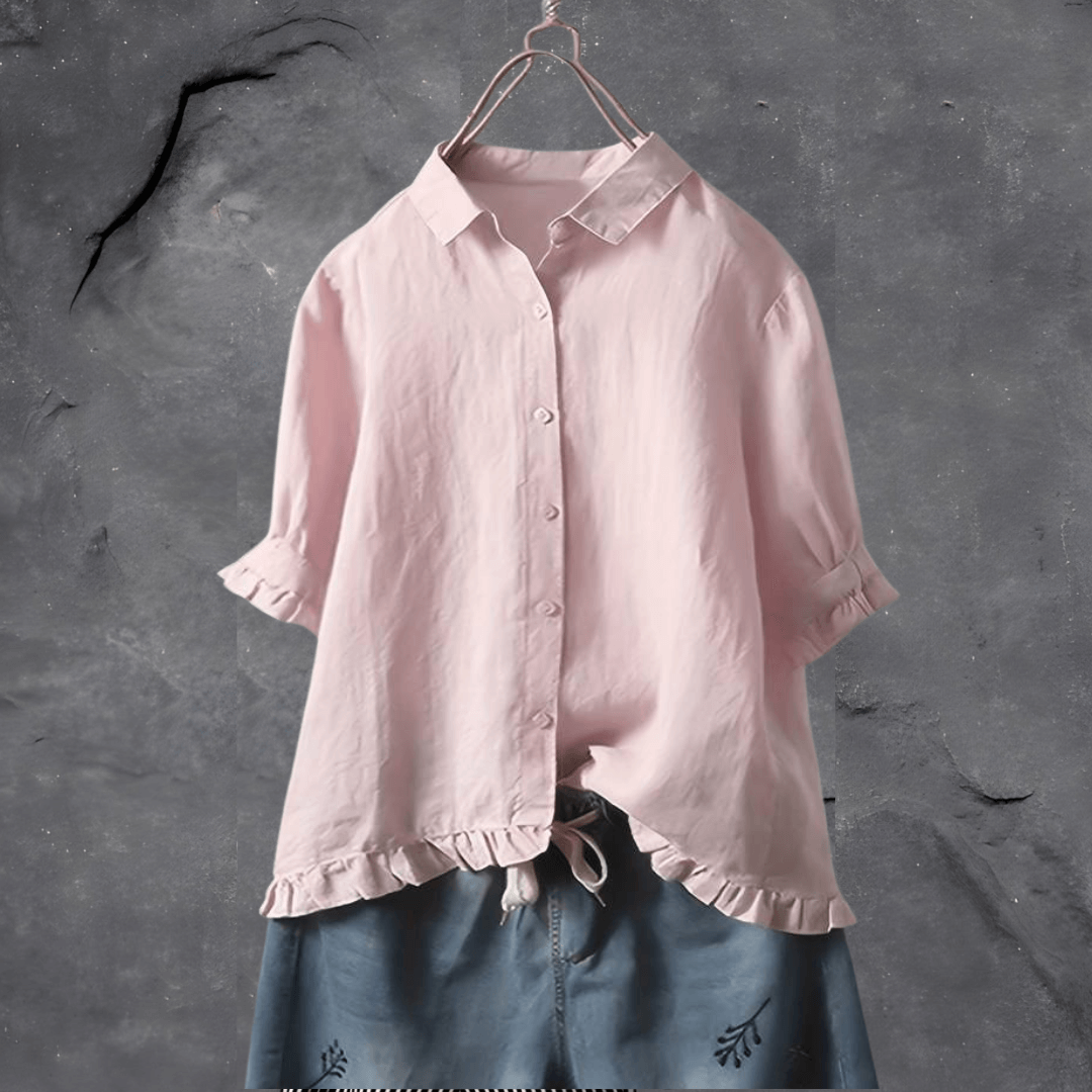 Women's elegant cotton shirt