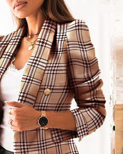 Stylish women's printed blazer