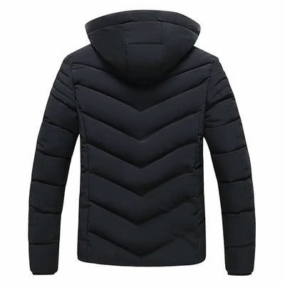 Mens windproof winter jacket