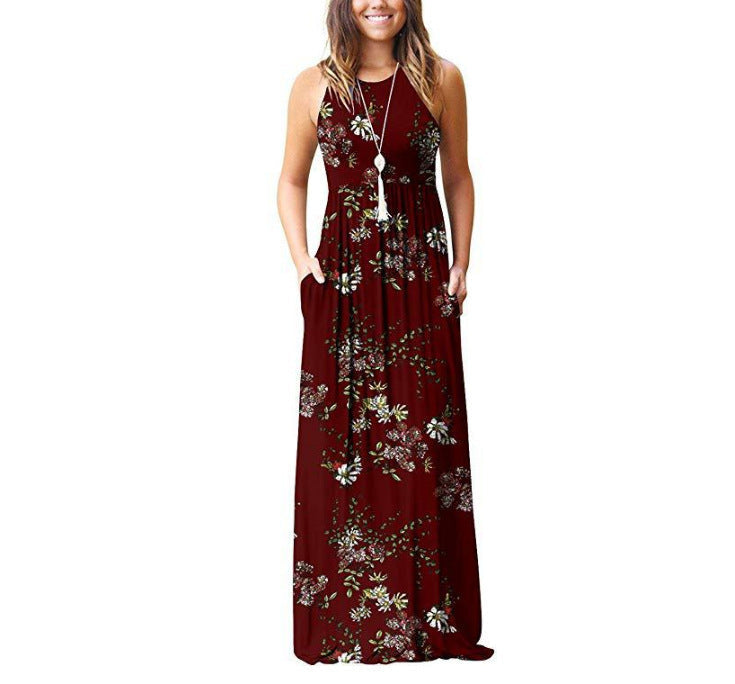 Floral Midi Dress - Breathable & Elegant Design