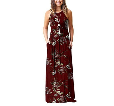 Floral Midi Dress - Breathable & Elegant Design
