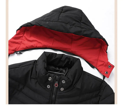 Mens windproof winter jacket