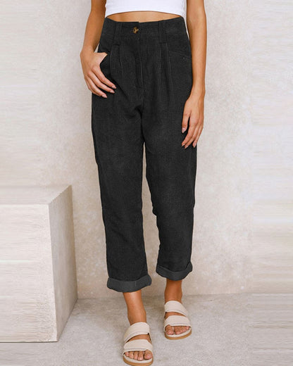 Women's corduroy pants for women