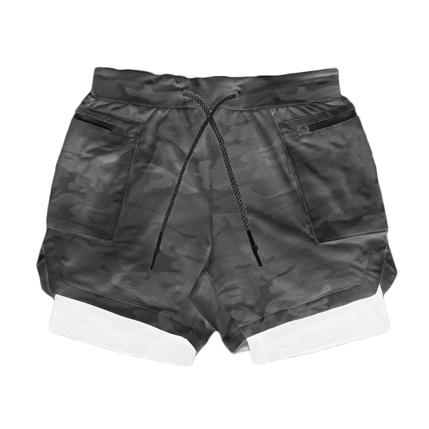 Men’s Athletic Shorts – Dual Layer – Compression Liner – Breathable Stretch Fit