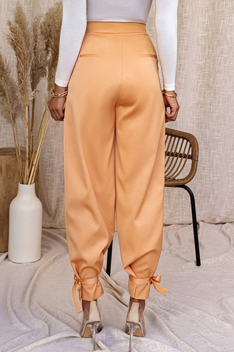 Women's soft loose high-waisted pants