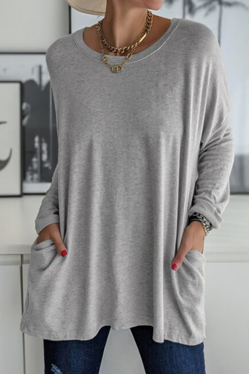 Women's long sleeve crew neck t-shirt