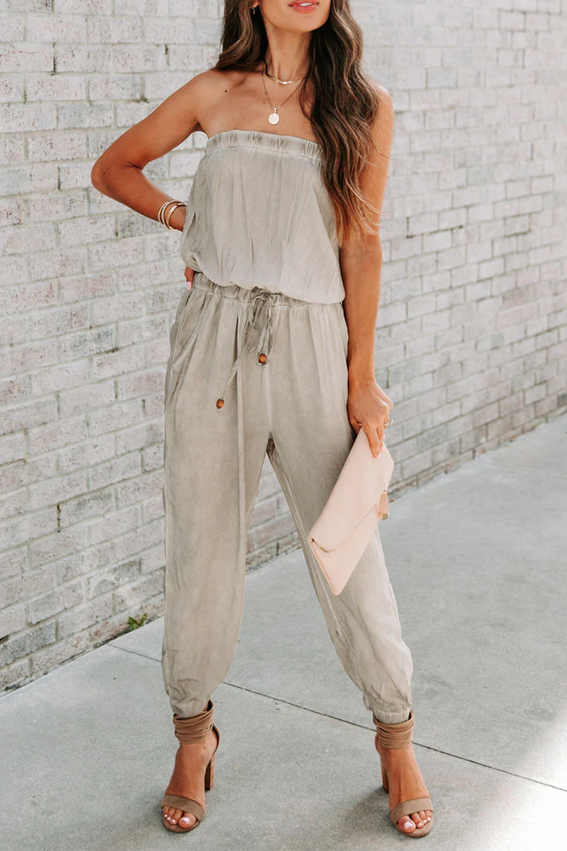 Natasha - patchwork one-shoulder harlan jumpsuits