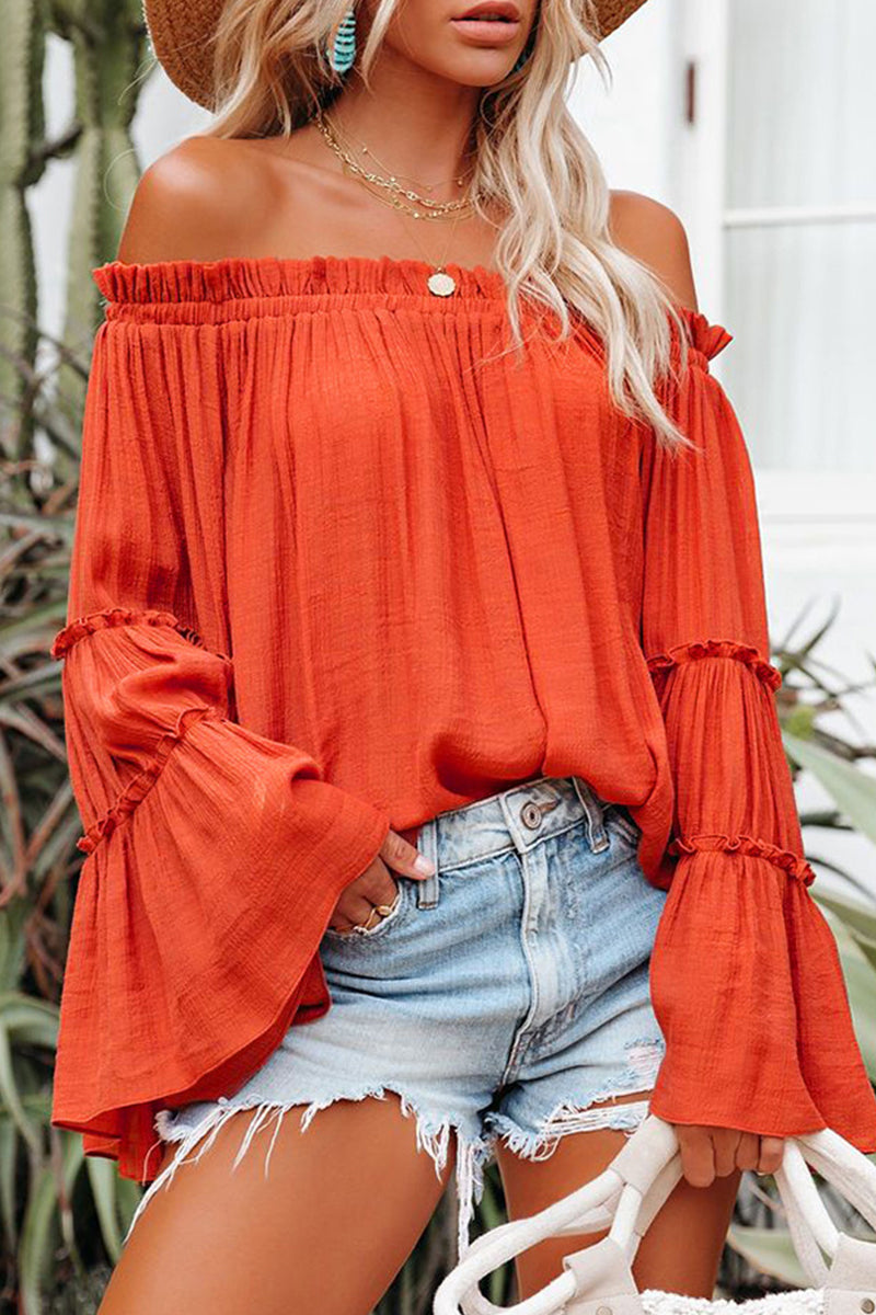 Charade - gevouwen off-shoulder tops