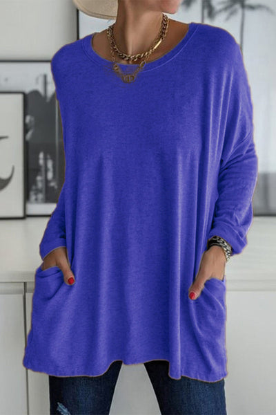 Women's long sleeve crew neck t-shirt