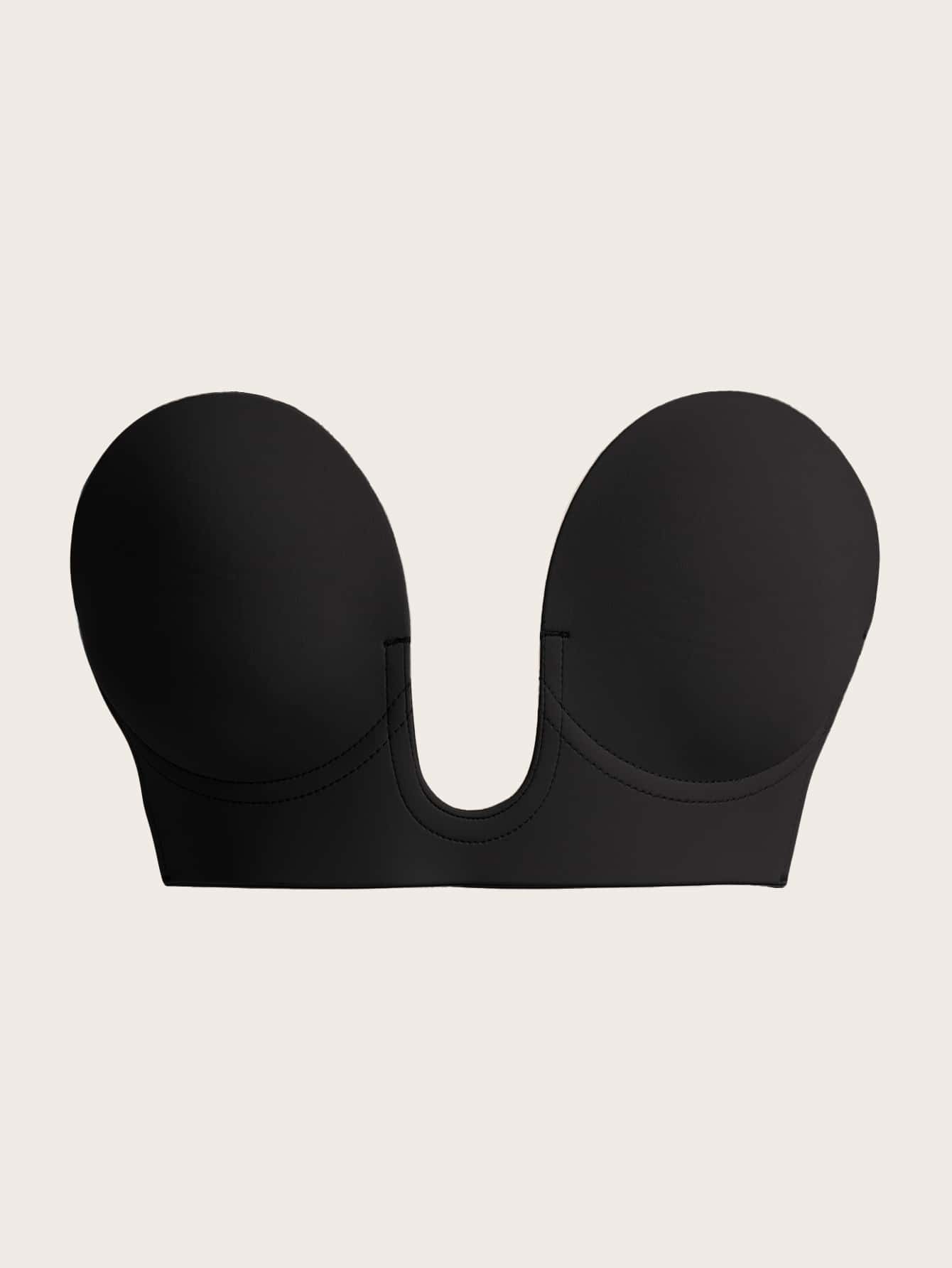 Women’s Backless Bra – Deep Plunge – Seamless Fit – Lightly Padded Breathable Blend