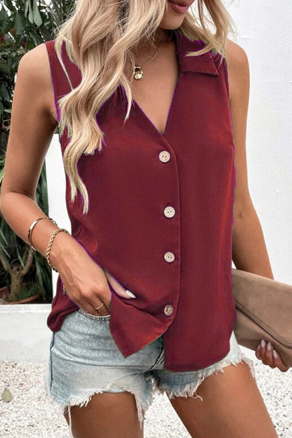 Womens Button-Down Top