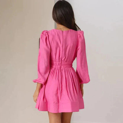 Elegant Long Sleeve Mini Dress for Women