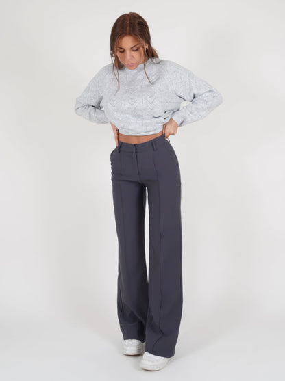 Stylish women's wide leg trousers